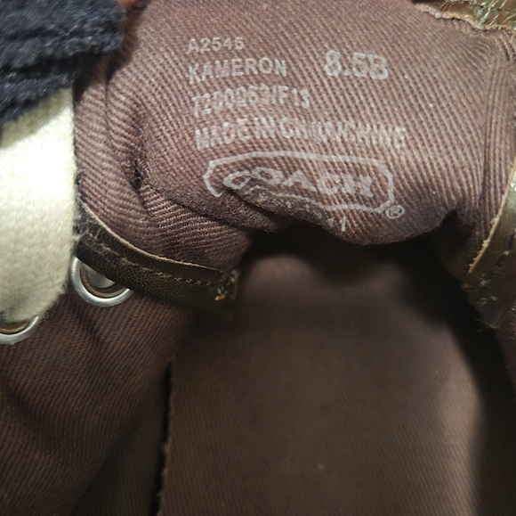 6. Coach Kameron Signature Sneakers – Brown Monogram – Size 8.5B - Picture 5 of 5